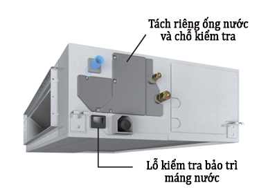 Dàn lạnh VRV Daikin âm trần nối ống gió FXMQ20PVE 2 Dễ dàng bảo trì, bảo dưỡng