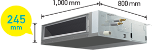 Điều Hòa Âm Trần Nối Ống Gió Daikin Inverter 1 chiều FBFC71DVM9/RZFC71DVM 3 Daikin FBFC40