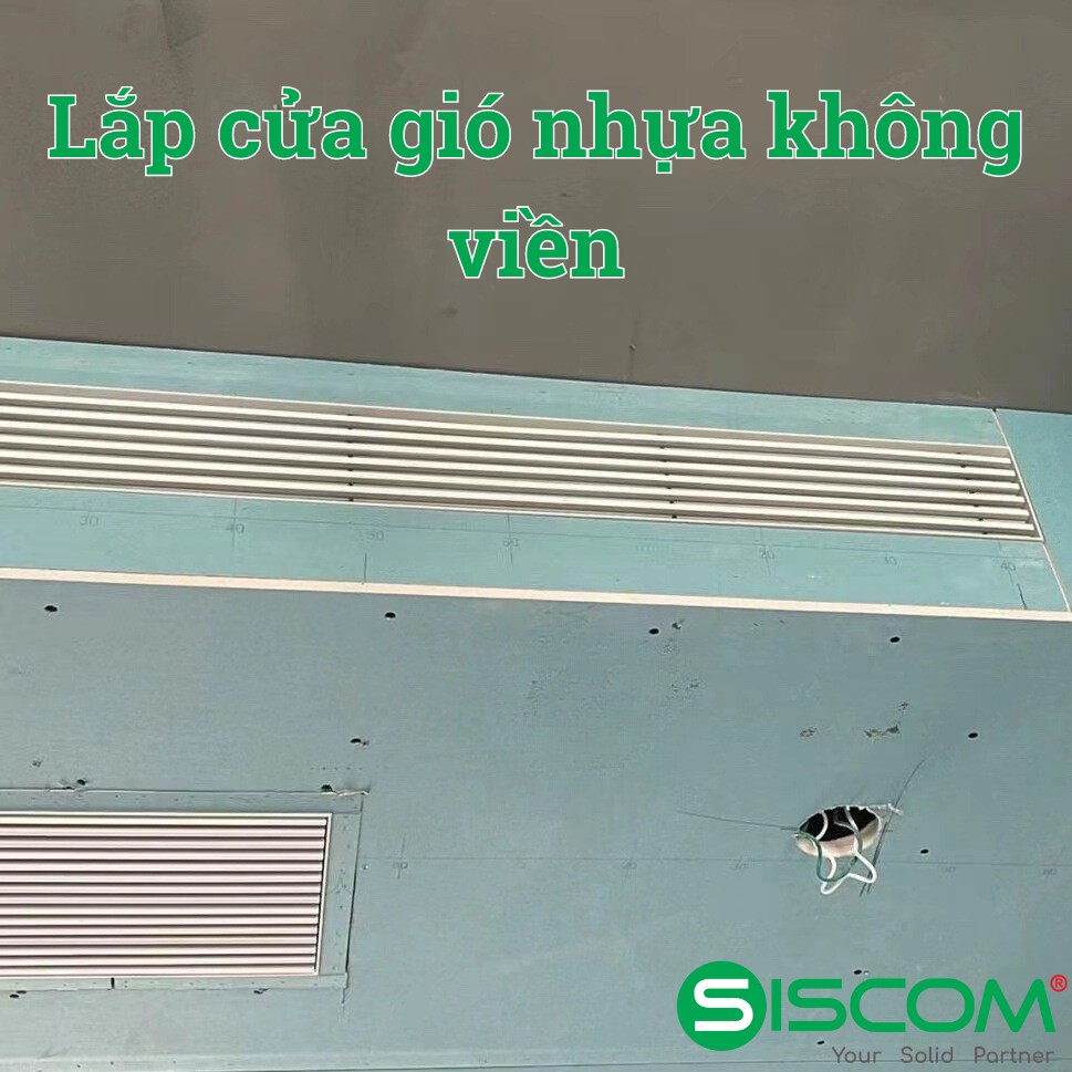 Cửa gió nhựa không viền 2 lap cua gio nhua khong vien