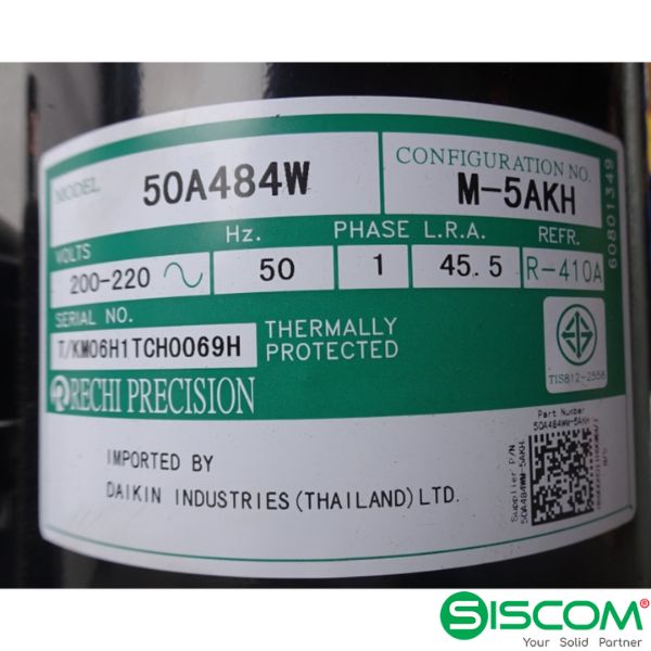Máy nén daikin RNE60MV1V 50A484W mã 4013829 2 Máy nén điều hòa daikin RNE60MV1V 50A484W mã 4013829