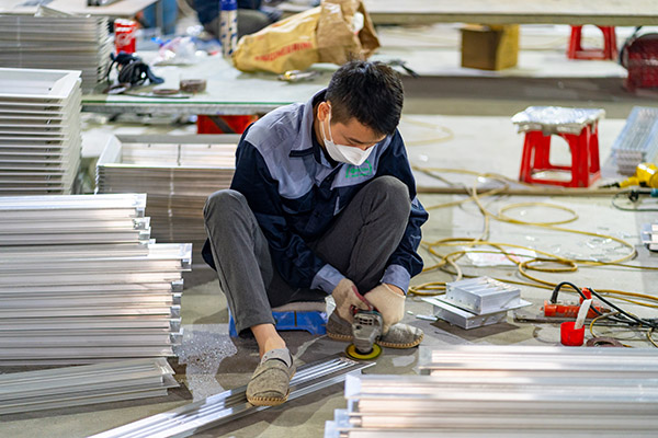 Z ống gió 5 Gia công cửa gió tại xưởng