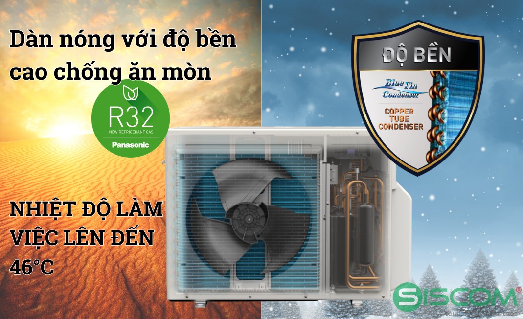 Dàn nóng điều hòa Multi Panasonic CU-4U28YBZ 3 uu diem dan nong dieu hoa multi panasonic
