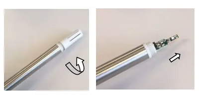 Cảm biến nhiệt độ độ ẩm gắn ống gió RHT-DM 5 Đầu dò cảm biến