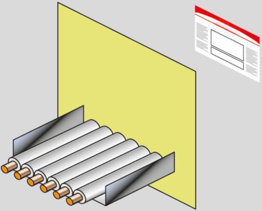 Vữa chống cháy VITSIL 3 Vữa chống cháy VITSIL làm kín khe hở xuyên tường